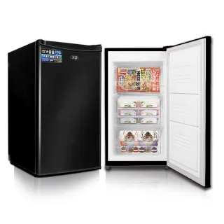 【TAIGA 大河】58H快配★110L低頻省電右開3層直立式冷凍櫃(CB1055 黑)