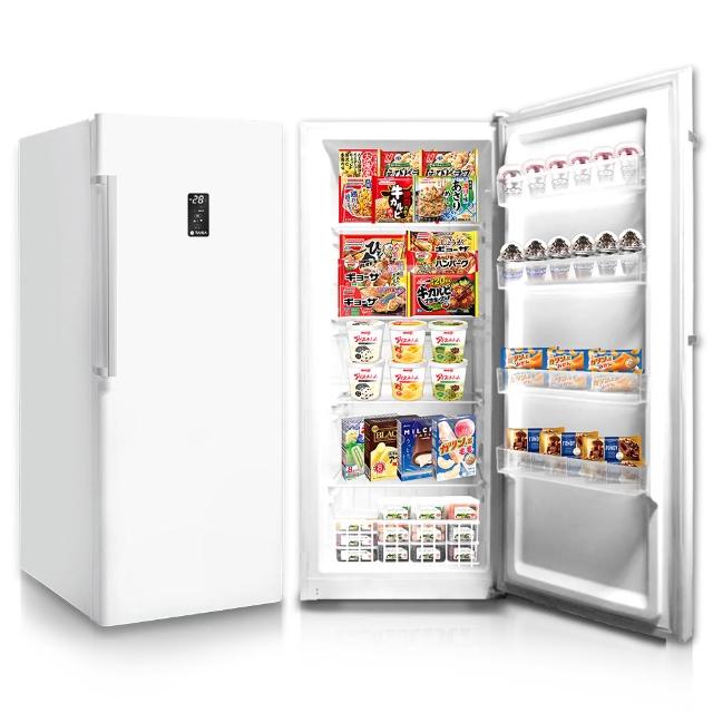 日本TAIGA大河 FUA-500F1 500L 直立式變頻無霜冷凍櫃，採用R600A環保冷媒與變頻馬達，耗電僅1.19kW·h/24h，溫度範圍-4℃~-28℃，適閤家庭或商用儲存。具觸控面板、急速冷藏/冷凍及防凝技術，單門右開設計，尺寸71x80.9x172.8cm，重量76kg，全機1年保固、壓縮機3年保固。中國製造，含基本運送、拆箱與定位服務。