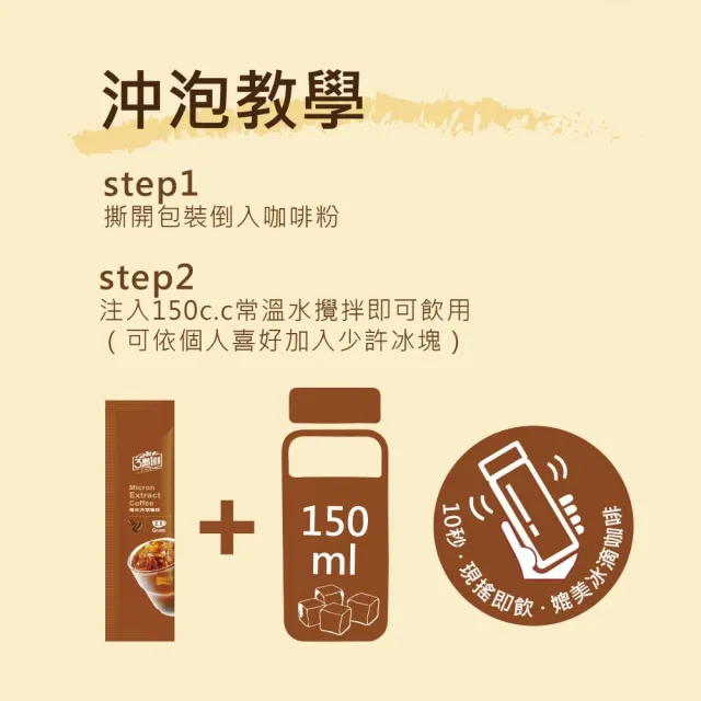 【3點1刻】微米冷萃咖啡(2.5gx30包/盒)附隨手瓶