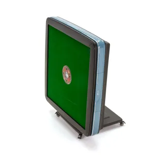 【商密特】鳳凰 斜口 電動麻將桌(折疊款 月光藍 熱風除濕殺菌版)