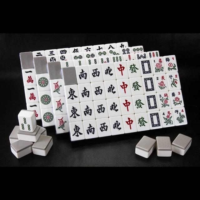 【商密特】電動桌專用磁性麻將-蒼霧灰(台灣刻工標準版36#規格)