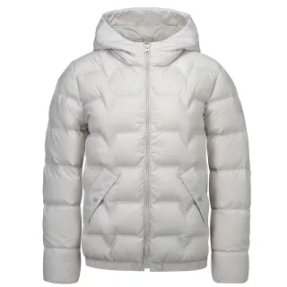 【ATUNAS 歐都納】女HEAT CORE蓄熱保暖羽絨外套(A1GA2530W奶油白/防潑水/防風/休閒/旅遊/百搭款)