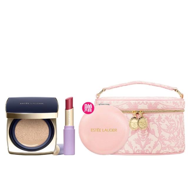 雅詩蘭黛 IU同款粉持久氣墊粉餅小粉管組，輕盈遮瑕、持妝長久，適合日常與妝前使用，打造自然好膚色。