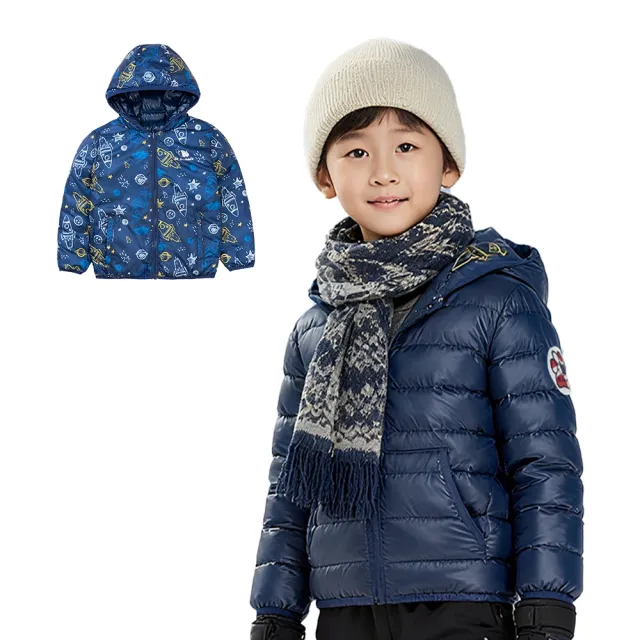 【St.Bonalt 聖伯納】雙面穿羽絨服｜兒童 8114(羽絨 保暖 透氣 防風 外套)