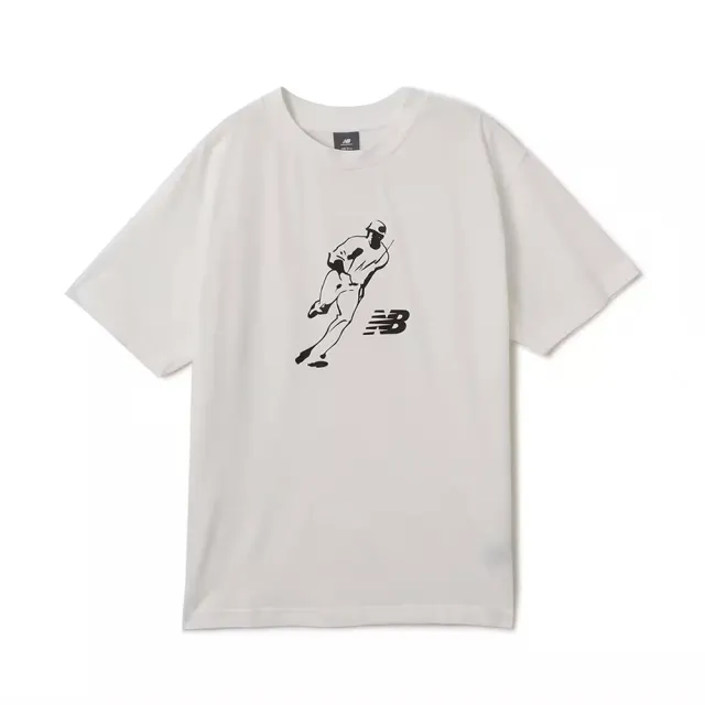 【NEW BALANCE】SHOHEI LOGO TEE 大谷翔平 白色(MT61V7X5WT)