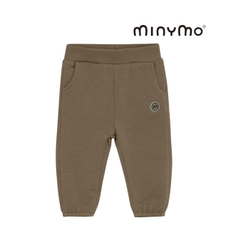 【Brands4Kids】素面褐色內刷毛縮口長褲_Minymo系列(4種尺寸可選)