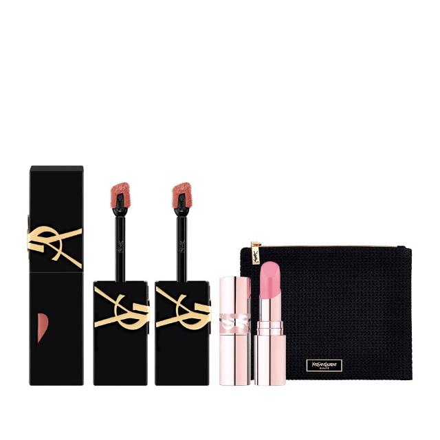 【YSL】官方直營 奢華印記鎖吻霧唇釉2入組(霧面/任選一款)