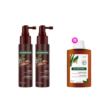 【KLORANE 蔻蘿蘭】官方直營 養髮頭皮精華液100ml升級版*2入組(產後/遺傳/壓力大推薦)