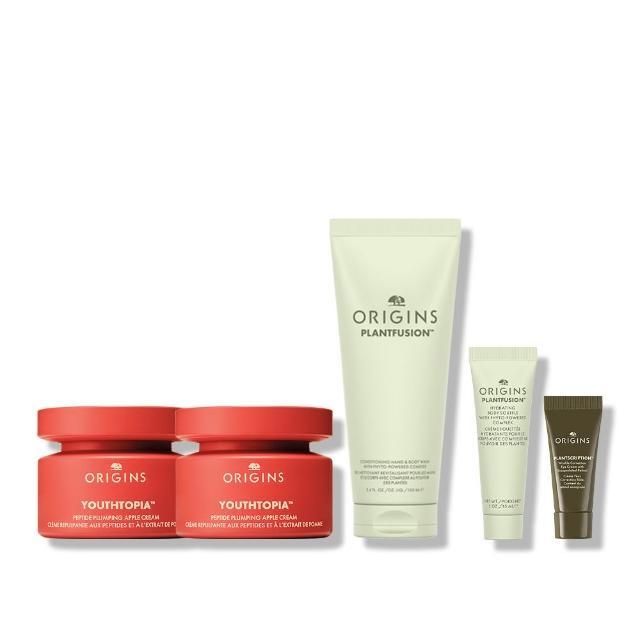 ORIGINS品木宣言蘋果奇肌水嫩彈潤乳霜，富含天然蘋果萃取與植物精華，深入肌底補充水分，強化肌膚彈性與保濕力，改善肌膚乾燥與鬆垮問題，讓肌膚柔嫩有光采。適合所有肌膚型別，特別是乾燥與成熟肌使用。