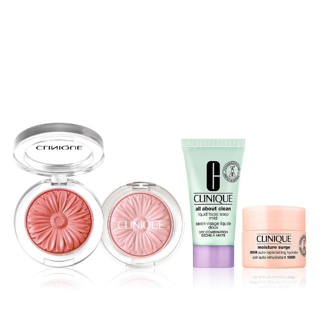 【CLINIQUE 倩碧】花農澎派旅行組(花漾腮紅x2/旅遊組)