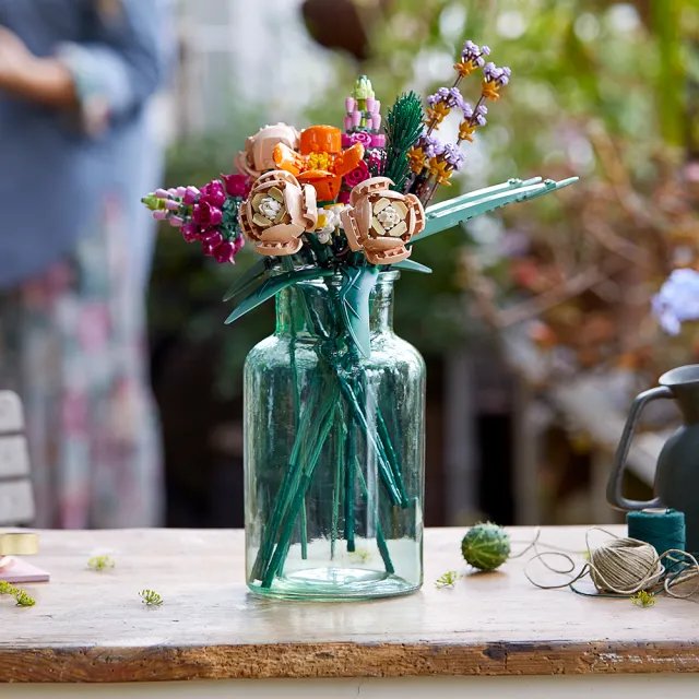 【LEGO 樂高】Botanicals 10280 花束(花束 擺設 居家裝飾 DIY 禮物 送禮推薦)