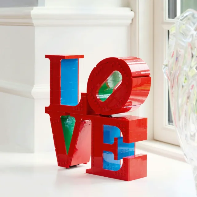 【LEGO 樂高】Art 31214 LOVE(居家擺設 節慶禮物 普普藝術雕塑 羅伯特印第安納 玩具 禮物)