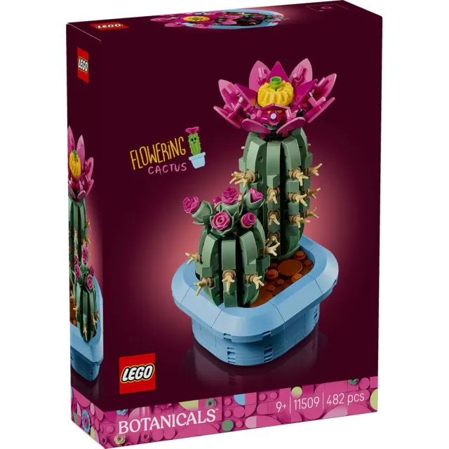 【LEGO 樂高】Botanicals 11509 開花仙人掌(花藝 居家擺設 積木 玩具)