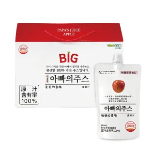 【爸爸的農場】100%NFC蘋果汁180mlx30入(非濃縮還原)