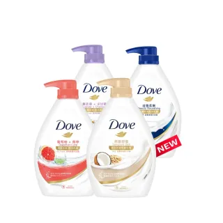【Dove 多芬】滋養柔膚-燕麥舒敏新上市/GOFRESH系列沐浴乳900ml(多款任選)