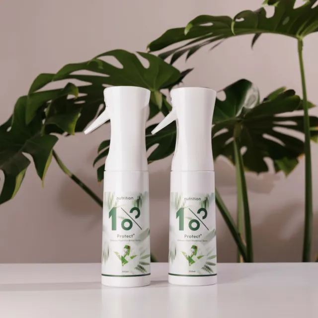 【1%植物關鍵】1%Protect+甲殼素植物驅蟲噴霧300ml*2(植物 抑制蟲卵 剋紅蜘蛛介殼蟲 驅蟲防蟲+養護 居家)