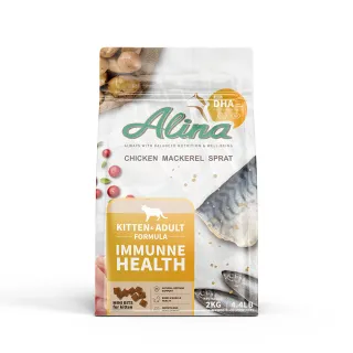 【ALINA】艾萊納 五星主廚快餐車-幼貓飼料｜免疫保健 2KG (貓乾糧/DHA/支持發育/充足營養)