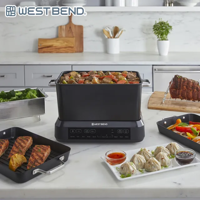 West Bend 萬用電煮爐 VCWB6QBK13TW 火鍋 烤肉 露營 派對 租屋族神器
