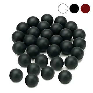 【新錸家居】黑/白/紅 17mm重型鋼芯鎮暴彈30入 泰坦彈 9.9g加重硬彈 防身 重複使用(漆彈/防暴鎮暴槍適用)