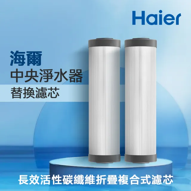 【Haier 海爾】全屋中央淨水器 碳纖維複合式濾芯2入(HR-CWP-ACF2)