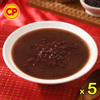 【卜蜂】無添加 萬丹紅豆紫米甜湯 超值5包組(600g/包_四季甜品.居家料理.聚會宴客.節慶必備.冷熱皆宜)