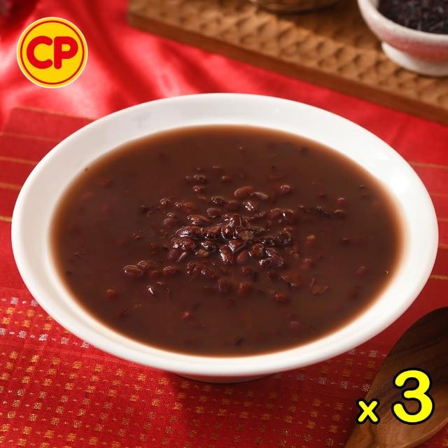 【卜蜂】無添加 萬丹紅豆紫米甜湯 超值3包組(600g/包_四季甜品.居家料理.聚會宴客.節慶必備.冷熱皆宜)
