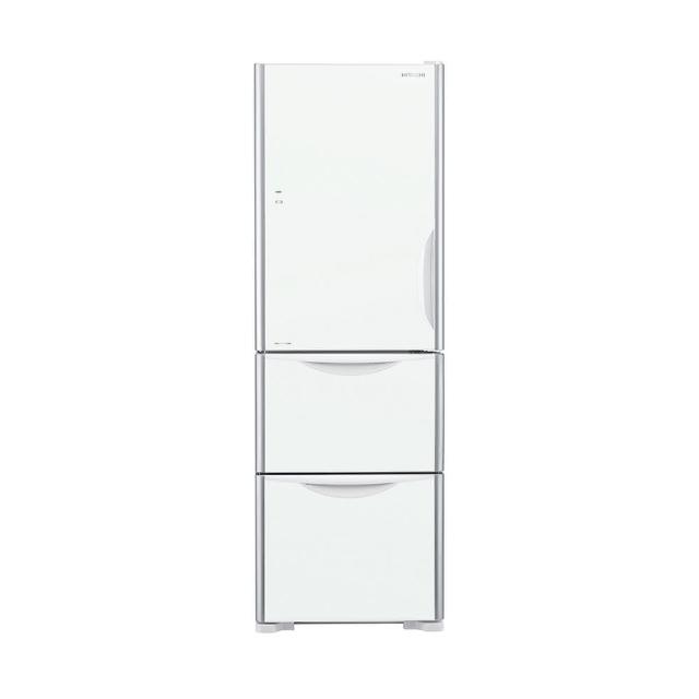 HITACHI日立 RG36BL HITACHI 日立 331公升變頻三門冰箱 RG36BL 左開 琉璃白 GPW,具備一級能效與自動除霜功能,尺寸為寬度60公分、深度61-70公分,適閤家庭使用,提供完善的保固服務。