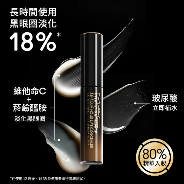 【M.A.C】超持妝奢緞遮瑕精華雙入組(超持妝奢緞遮瑕精華 11ml/共15色)