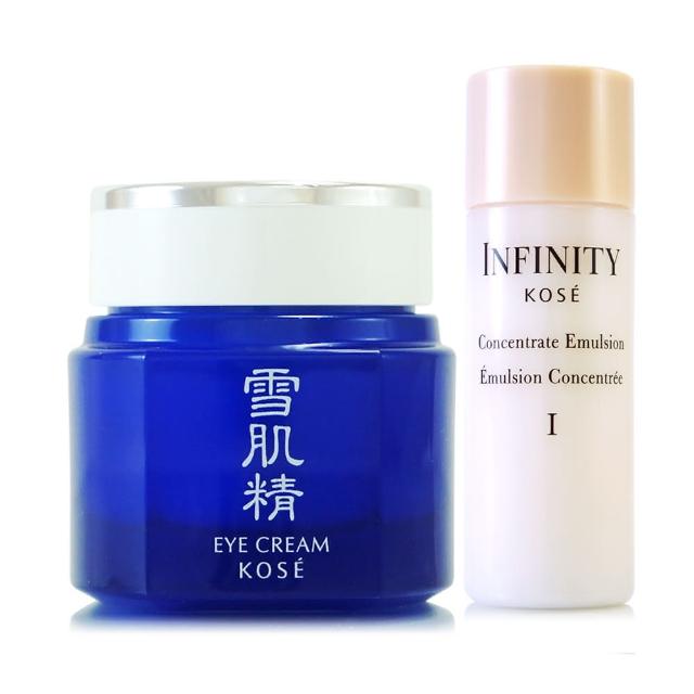 【KOSE 高絲】雪肌精原生晶透緊潤眼霜20ml - 贈保養品30ml-隨機出貨(專櫃公司貨)
