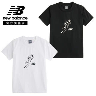 【NEW BALANCE】NB 童裝 童裝大谷翔平x短袖上衣_YT61E9C7BK_YT61E9C7WT_男童/女童_黑色/白色