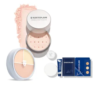 【KRYOLAN 歌劇魅影】底妝橡皮擦定妝組(光影塑形三效粉霜+輕柔透明蜜粉)