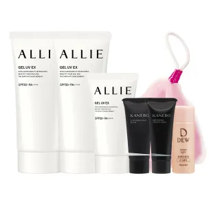 【Kanebo 佳麗寶】ALLIE 持采UV高效防曬水凝乳2大1小限量組* #海洋友善防曬(90gx2+40g)