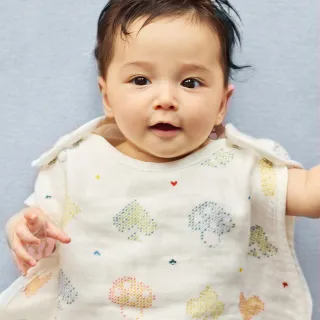 【Hoppetta】蘑菇森友會天絲三層紗防踢背心(2-7歲幼童 日本製涼感透氣輕盈)