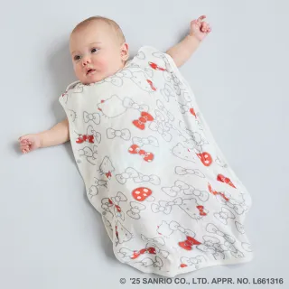 【Hoppetta】期間限定紀念款 HELLO KITTY 竹纖維防踢背心 嬰童(0-3歲 涼感透氣舒適親膚性佳)