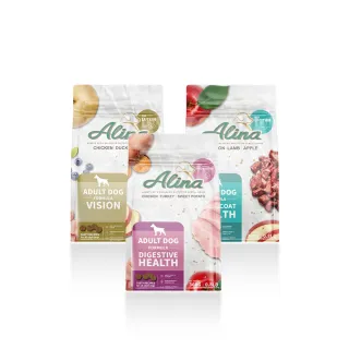 【ALINA】艾萊納 五星主廚快餐車-成犬飼料｜皮毛、腸道、護眼保健配方 360G (狗飼料/狗乾糧/推薦飼料)