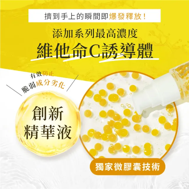 【CAPSULE SERUM】珂蓓思 高濃度晶亮修復維他命C精華30mL(膠原蛋白/玻尿酸/神經醯胺/積雪草/美白)