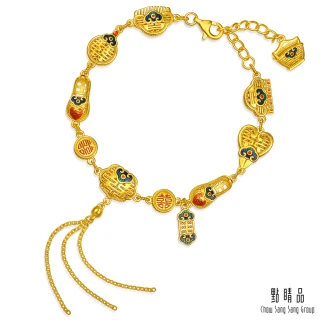 【點睛品】婚慶八寶 黃金手鍊_計價黃金