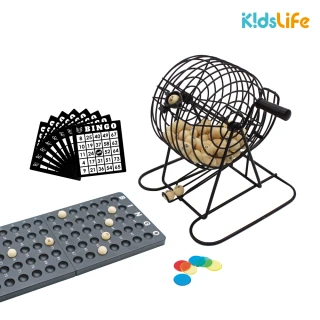 KidsLife歡樂手搖賓果機(抽獎機 搖獎機 bingo機 尾牙抽獎 樂齡桌遊)