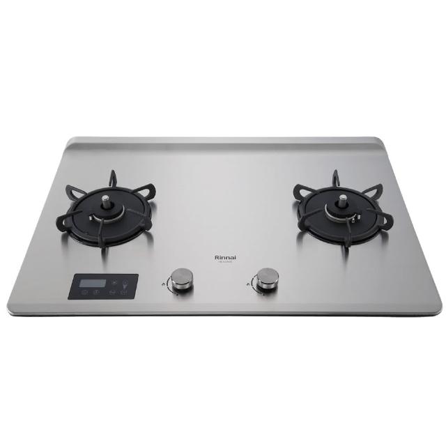 【林內】檯面式緻溫不銹鋼雙口爐RB-A2760S(基本安裝)
