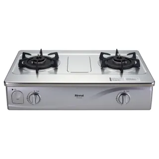 【林內】台爐式感溫不鏽鋼雙口爐RTS-Q230S(基本安裝)