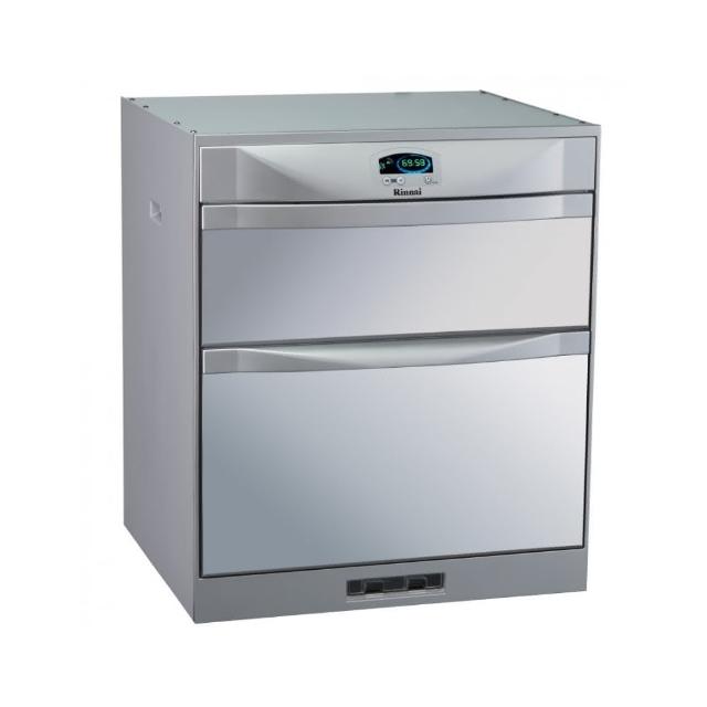 【林內】落地式雙門抽屜臭氧殺菌烘碗機45公分(RKD-4553基本安裝)