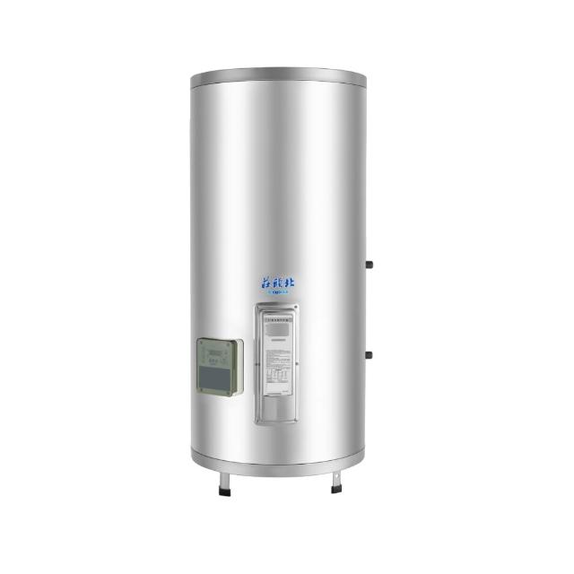 Topax莊頭北 TE-2300 Topax 莊頭北 TE-2300 電熱水器,臺灣原廠製造,採用電能式排氣與機械控溫設計,提供穩定熱水供應。電熱管加熱方式,適閤家庭使用,冷熱水管口徑1/2吋,尺寸490 x 1140 mm(含腳架),能源效率第四級,電壓220V,BSMI許可字號R31525。保固1年,熱效率與熱水放出量依原廠規格,安全可靠的家用熱水解決方案。