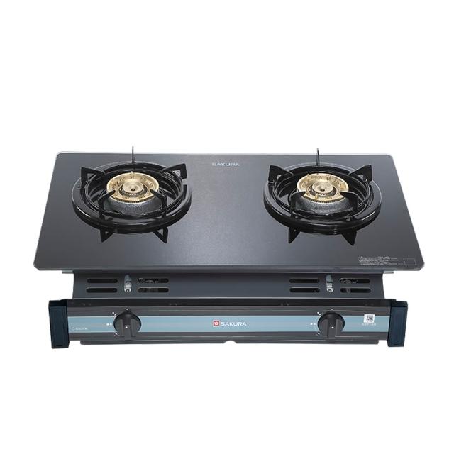 【SAKURA 櫻花】兩口玻璃面板嵌入爐 (G-6500KG 原廠技師到府 基本安裝)
