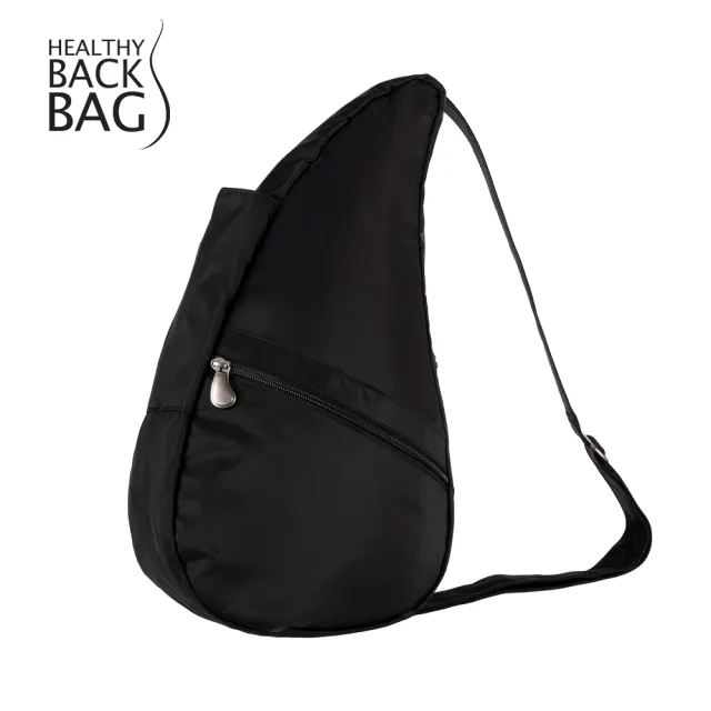 【HEALTHY BACK BAG】官方直營-再生材質 RECYCLED NYLON SMALL 斜背包-經典黑 男包 女包 側背包 斜背包