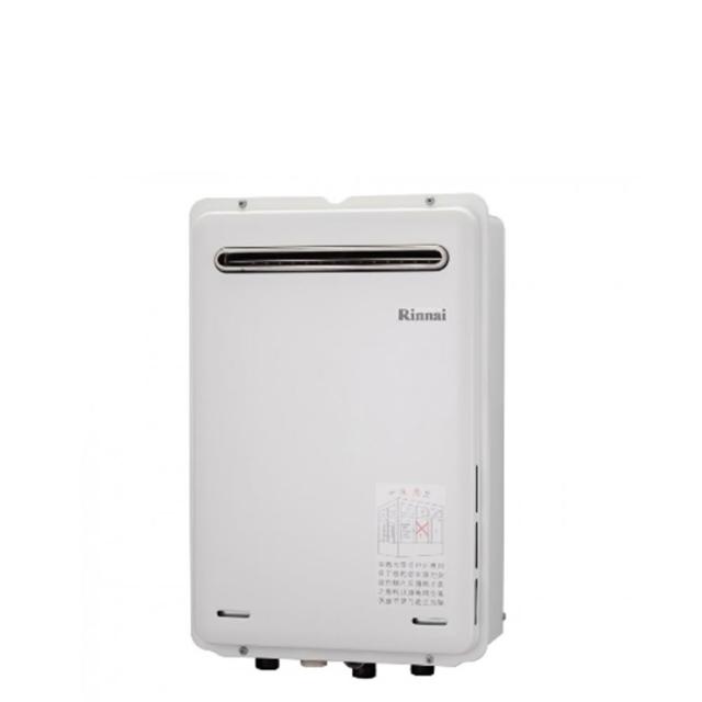 Rinnai林內牌 REU-A2426W Rinnai 林內 REU-A2426W 瓦斯熱水器,採用 FE 強制排氣式設計,數位恆溫控制,提供穩定 24L 熱水輸出。電子式連續點火與防空燒功能,適合屋內外使用。瓦斯消耗量 50.5 kW,能源效率第二級,尺寸 350×530×170 mm,日本原產保固 3 年以上,高效能家用熱水解決方案。