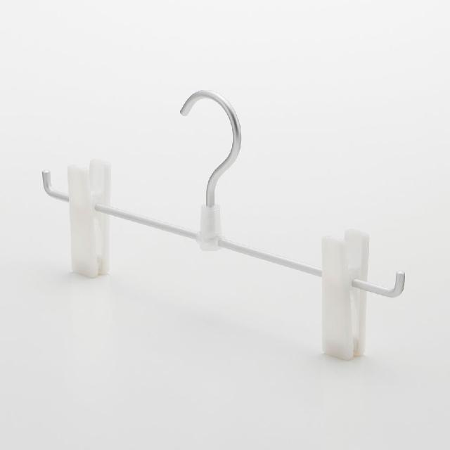 【MUJI 無印良品】鋁裙衣架.褲/裙用.1層 約寬35×深3×高16cm