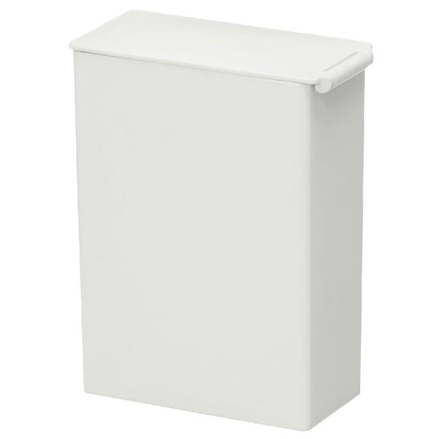 【MUJI 無印良品】PP垃圾桶/方型/迷你/約0.9L 約寬7×深13.5×高14cm