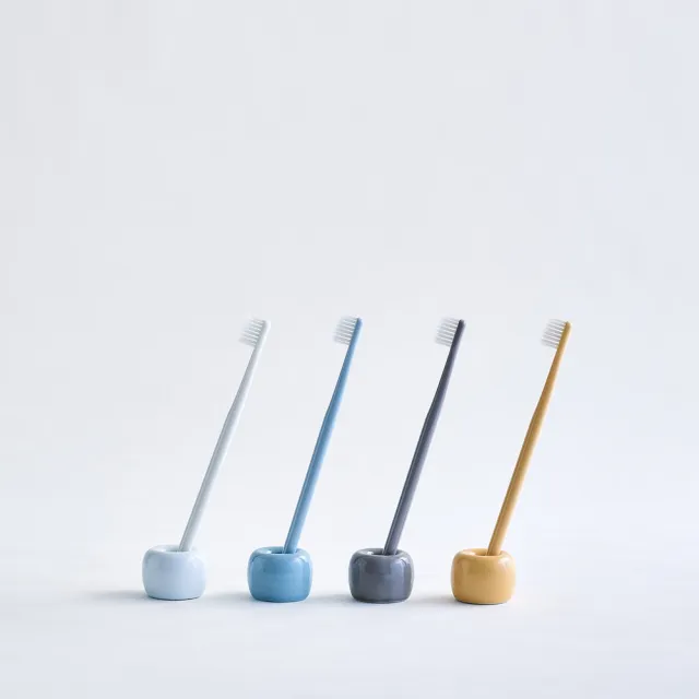 【MUJI 無印良品】白磁牙刷架/1支用 直徑4×高3cm