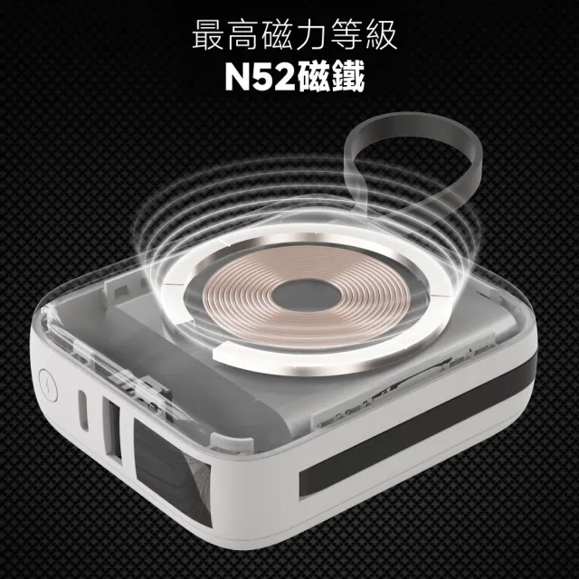 【POLYBATT】台灣製造 10000mAh 防爆固態行動電源(CCC/雙PD快充/磁吸/自帶線) H20