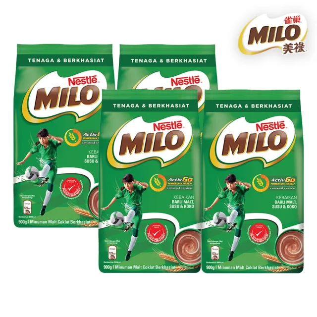 【美祿】巧克力飲品補充包900g x4包組